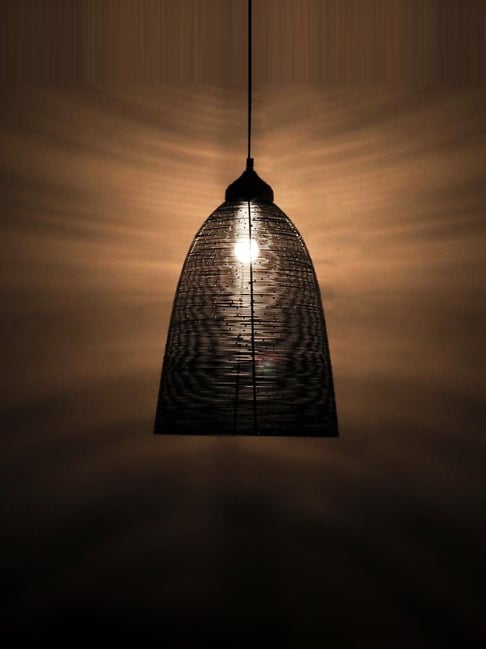 Home Blitz Black Iron Kaia Luxe Hanging Lamp