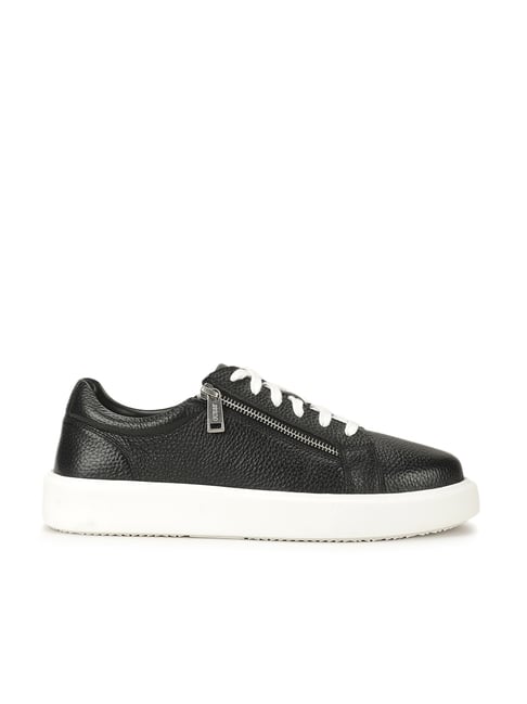 Guess Men's Black Textured Casual Sneakers-picture-47