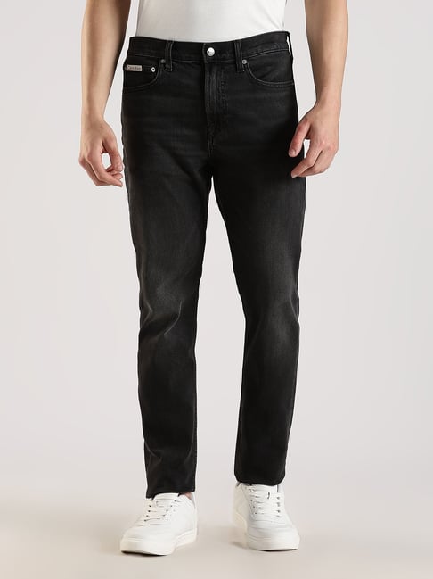 Calvin Klein Jeans Black Cotton Slim Fit Jeans-picture-21