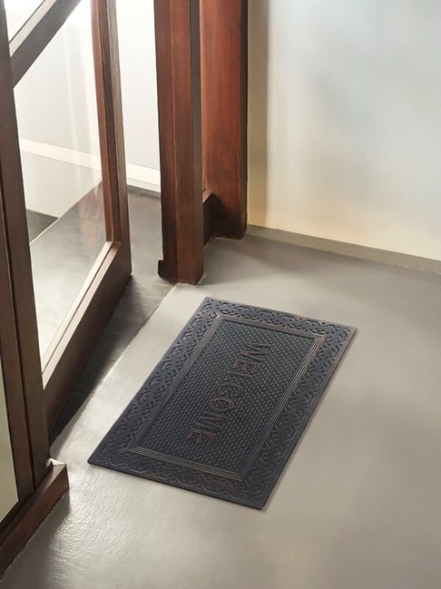 Bianca USA Bronze Rubber Abstract Door Mat