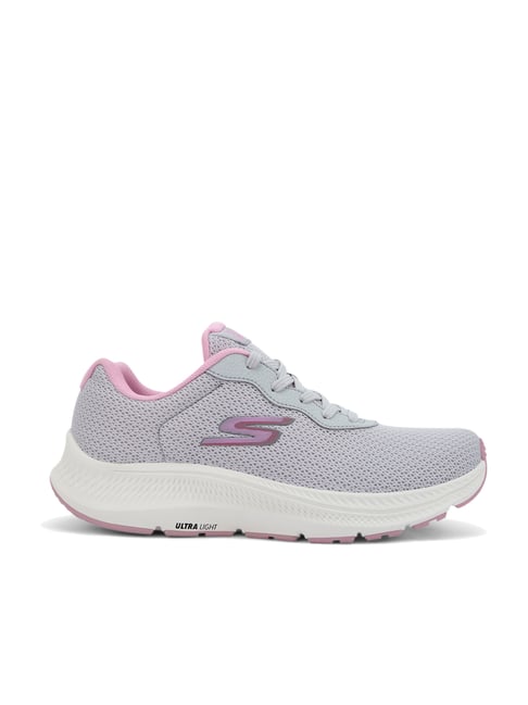 Skechers Women's Go Run Consistent 2.0 Grey & Pink Running Shoes
