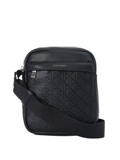 Calvin Klein Black Logo Cross Body Bag