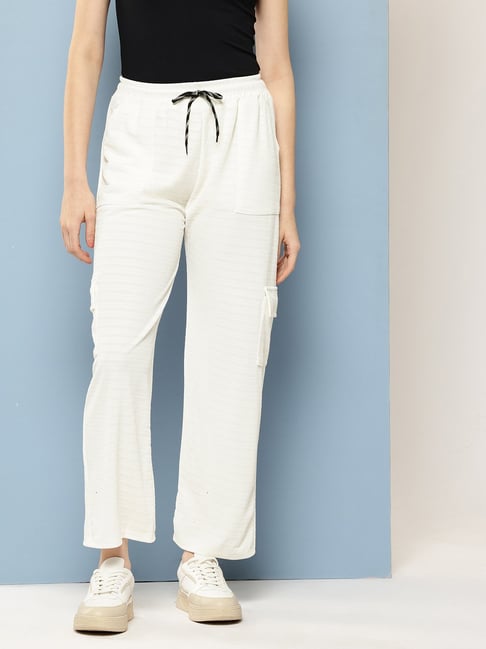 Aarika White Regular Fit Cargo Pants-picture-30