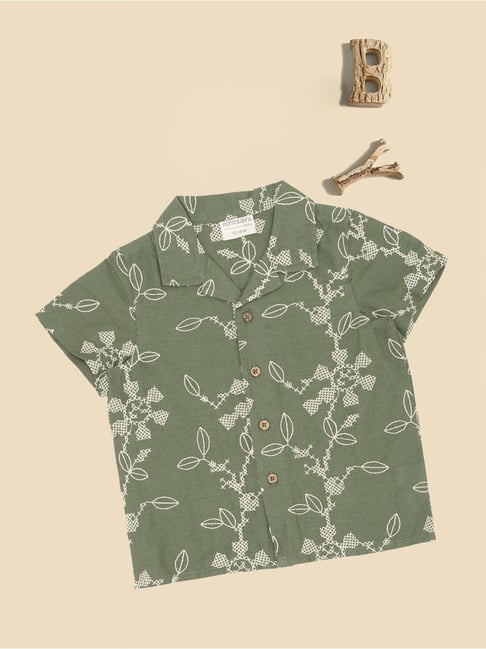 Pantaloons Baby Boys Sea Spray Printed Shirt