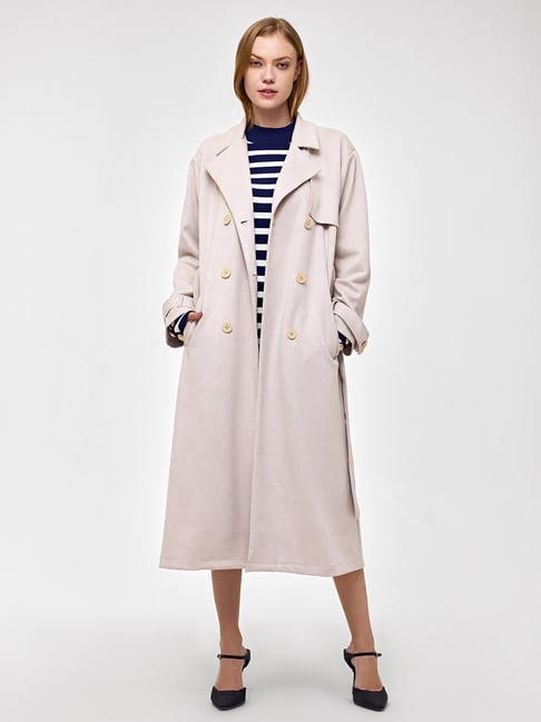 Cover Story White Polyester Regular Fit Casual Jacket-picture-33