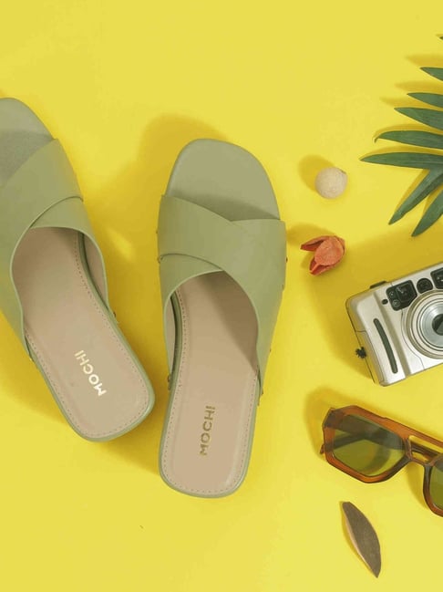 Mochi Women's Cross Strap Cross Strap Sandals-picture-38