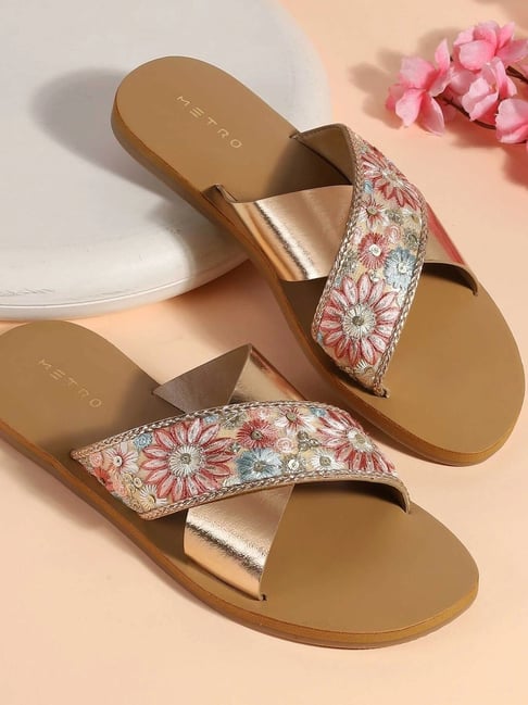 Metro Women's Cross Strap Cross Strap Sandals