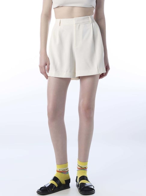 Only White Regular Fit Shorts-picture-33