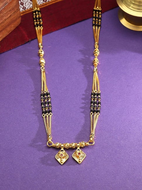 png jewellers P.N.Gadgil Jewellers 22k (916) Yellow Gold Divya Gokak Fancy Mangalsutra-picture-45