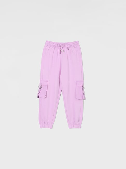 Fame Forever by Lifestyle Girls Lilac Cotton Joggers-picture-14
