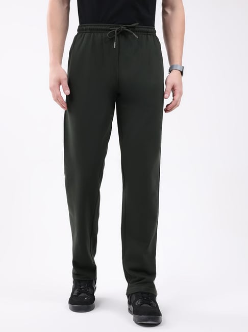 Monte Carlo Green Solid Regular Fit Joggers-picture-38