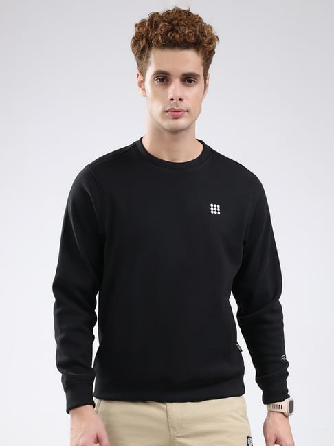 Rock.it Black Solid Regular Fit Sweatshirt-picture-18