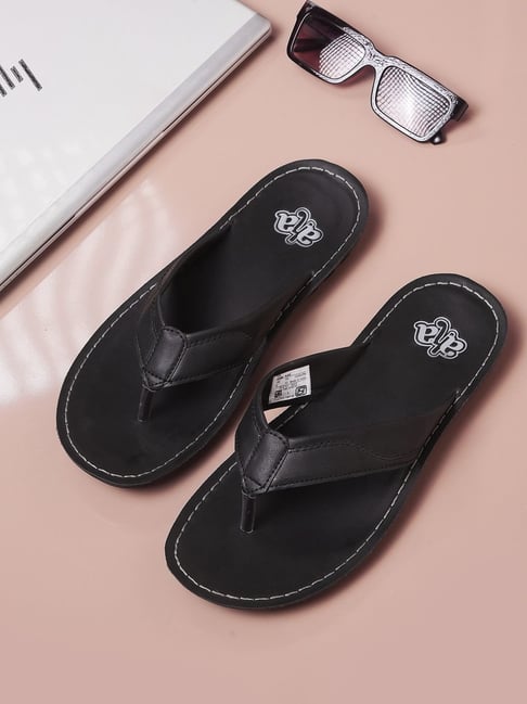 Liberty Men's A-HA CHARGE Black Thong Sandals