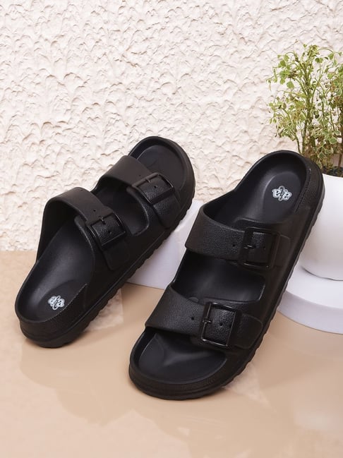 Liberty Men's A-HA COMMIT Black Casual Sandals