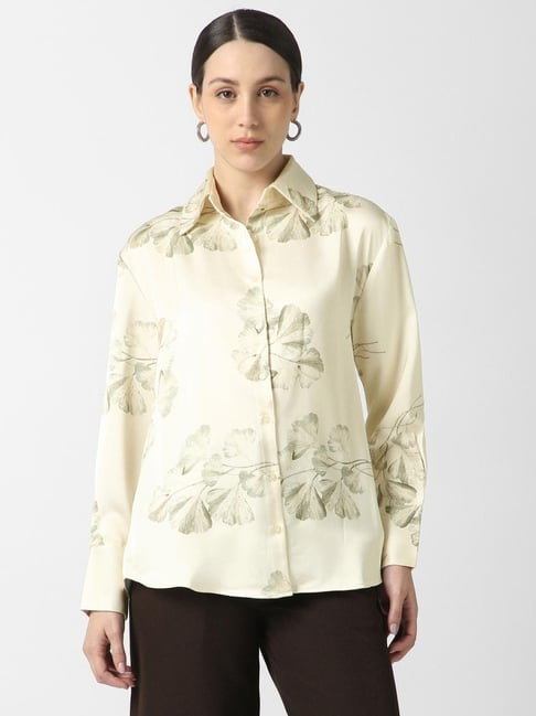Van Heusen Beige Polyester Printed Shirt-picture-20