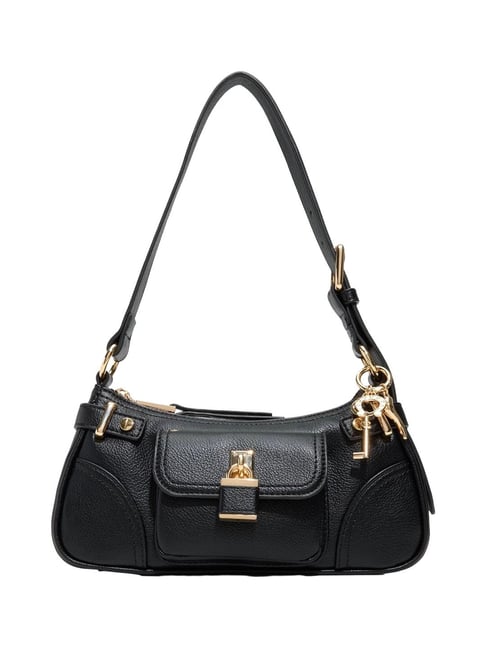 Aldo Black BERAMANDRA Textured Medium Shoulder Bag-image-15
