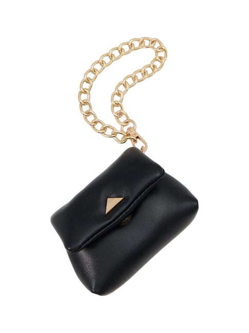 Aldo Black MINIGWP Mini Wristlet