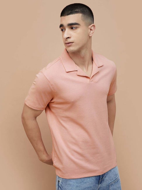Forca By Lifestyle Pink Relaxed Fit T-Shirt-picture-16