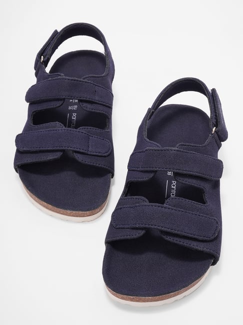 Pantaloons Junior Boys Navy Ankle Strap Sandal-image-42