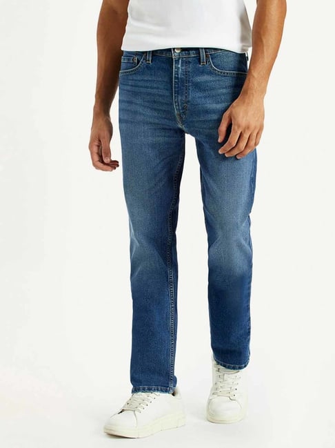 Levi's Men's 513 Indigo Slim Fit Mid Rise Jeans