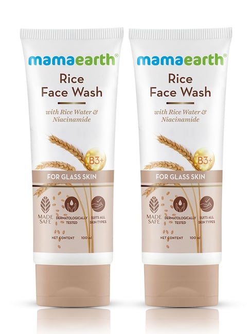 Mamaearth Rice Water & Niacinamide Face Wash Combo