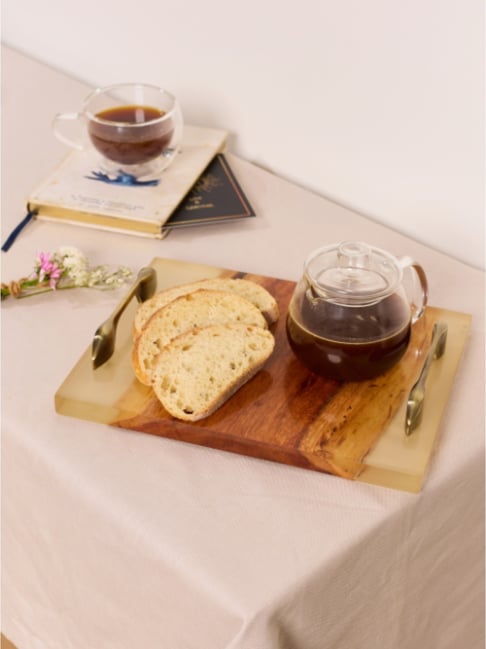 Wewood Transparent Epoxy Resin & Wood Luxurious Serving Tray-picture-41