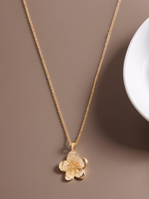 Accessorize London Golden Pendant for Women