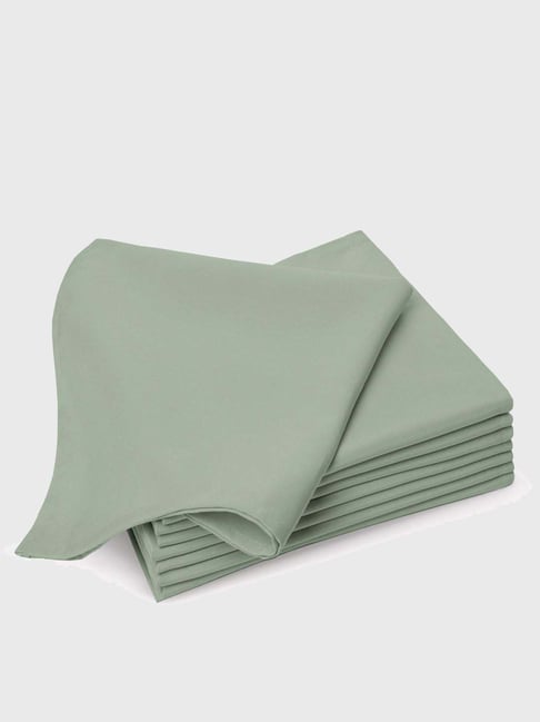 Pizuna Silver Cotton Napkin Pack of 24 - Premium, Durable & Soft Table Napkins-picture-34