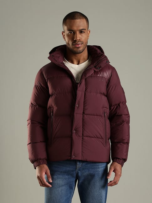 Tommy Hilfiger Red Regular Fit Hooded Jacket-picture-31