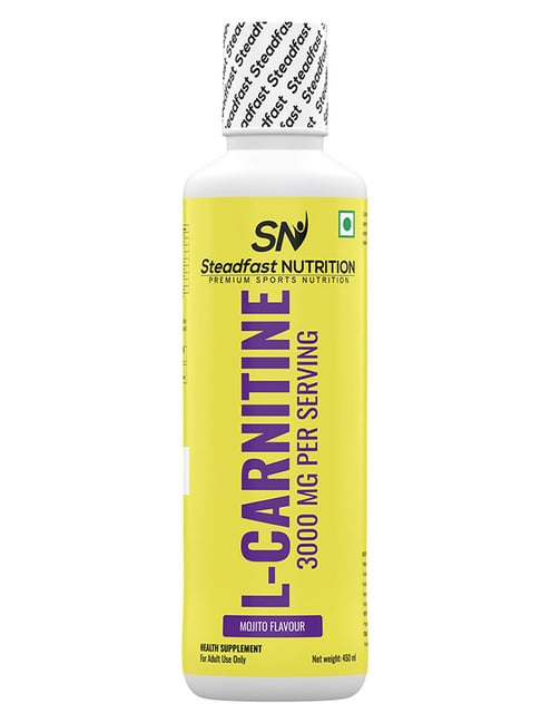 L-Carnitine 3000mg Liquid Supplement with Vitamin B5-450ml (Mojito)