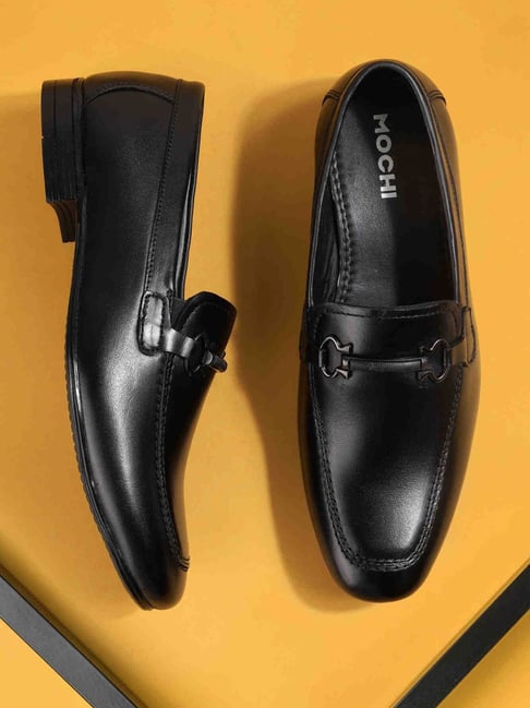 Mochi Men's Black Loafers