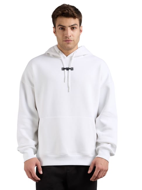 Skechers White Comfort Fit Hoodie