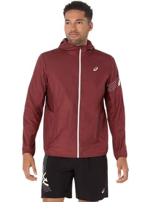 Asics Red Regular Fit Sports Hoodie-picture-13