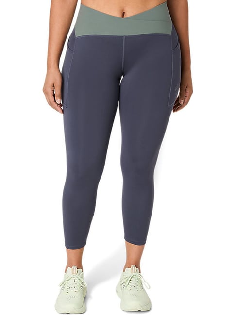 Asics Blue Regular Fit Sports Tights-picture-28