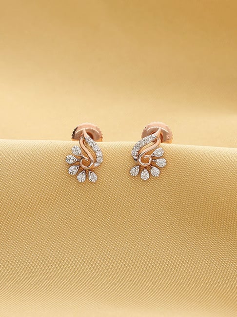 P.N.Gadgil Jewellers Velin Aura Gold & Diamond Earring for Women