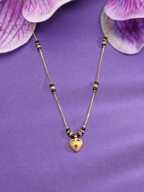 P.N.Gadgil Jewellers 22k (916) Yellow Gold Sanskriti Loop Fancy Mangalsutra