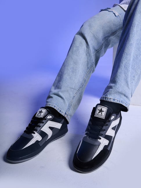 FAUSTO Men's Black Casual Sneakers-picture-28