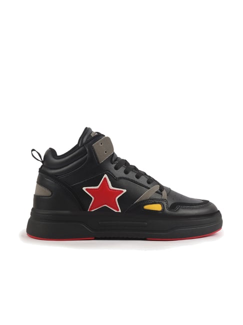 FAUSTO Men's Black Casual Sneakers-picture-48