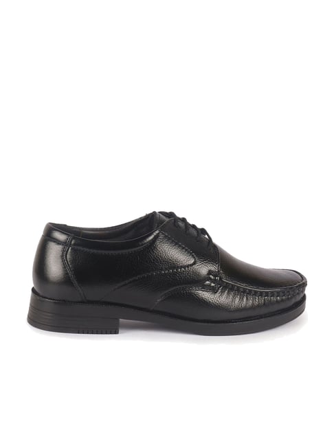 FAUSTO Men's Black Derby Shoes-picture-29