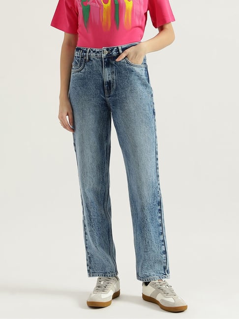 United Colors Of Benetton Blue Straight Fit Jeans-picture-29