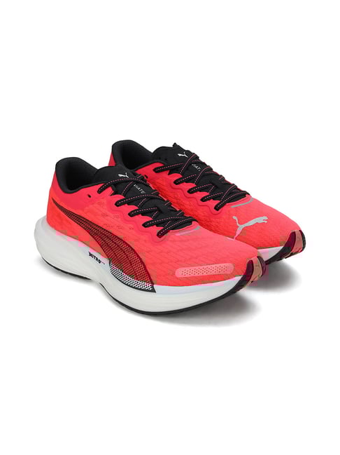 PUMA Women's Deviate NITRO Red Running Shoes
