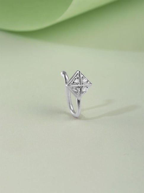 Mia by Tanishq 925 Silver Nosepin for Women-picture-46