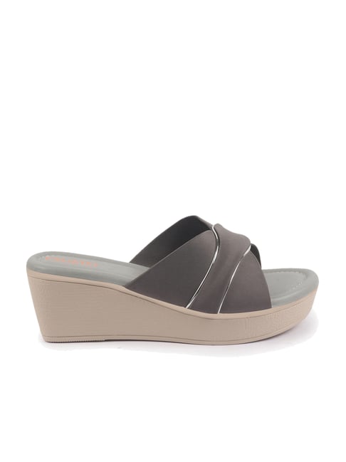 Fausto Women's Grey Casual Wedges-picture-44