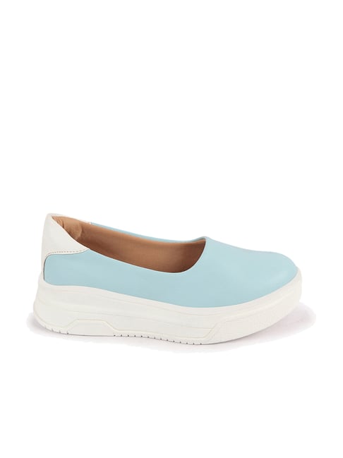 Fausto Women's Sky Blue Flat Ballets-picture-35