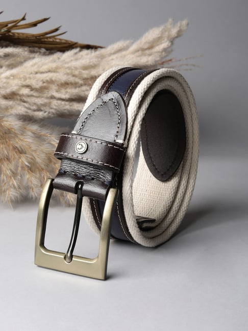 Allen Solly White Woven Belt-picture-40