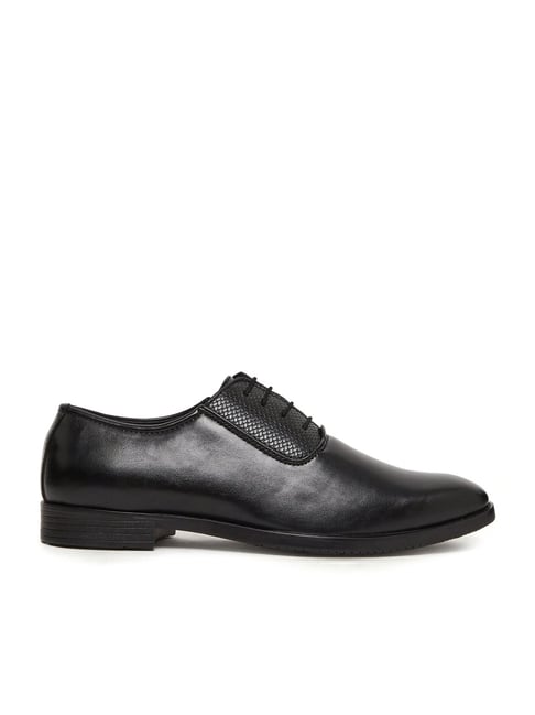 Styli Men's Black Oxford Shoes-picture-38