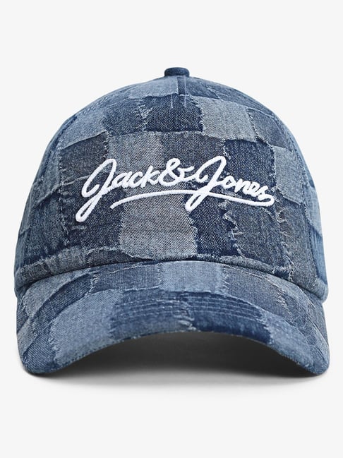 Buy Jack Jones Faded Denim Embroidered Cap for Online Tata CLiQ
