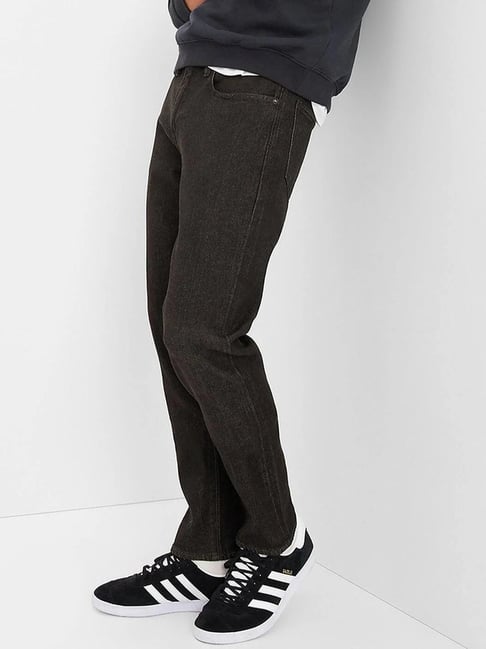 GAP Black Slim Fit Solid Jeans-picture-24