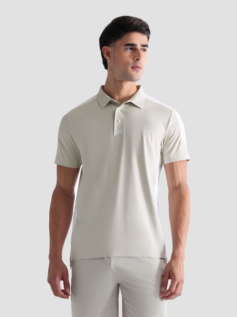u.s. polo assn. Uspa Sport Off-White Regular Fit Sports Polo-picture-27