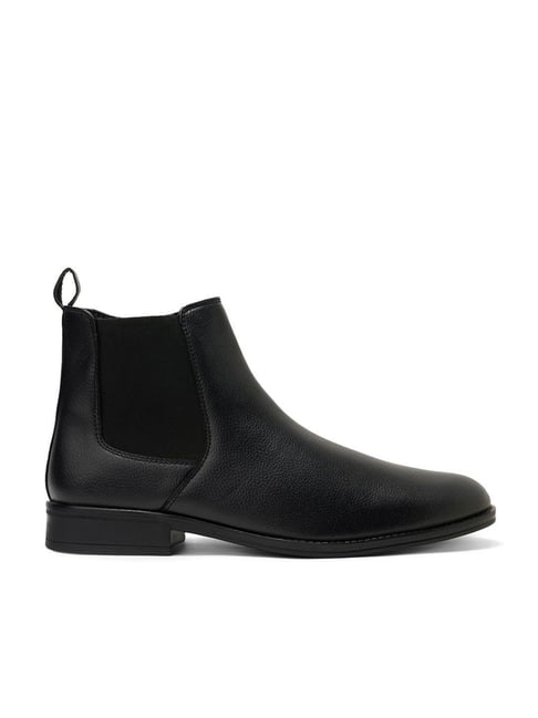 Urban Ranger by Pantaloons Men's Black Chelsea Boots-picture-20